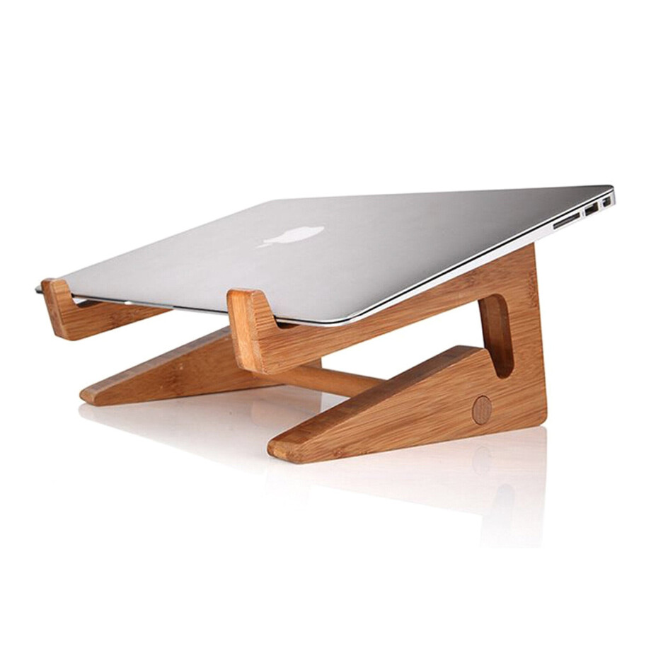 Bruine laptopstandaard